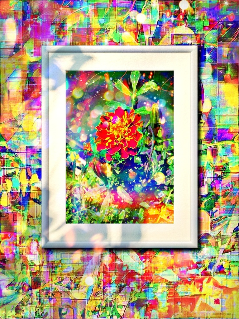 a-661 華 タイム・ダスト 時乃欠片 Glossy. Time dust Time fragment プリモアート(複製画) ☆応援企画商品☆