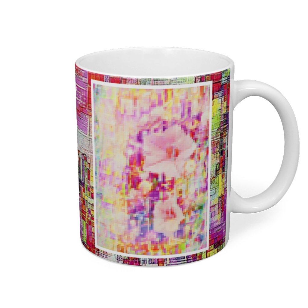 a-672 華 光と色のバザール Glossy. Brilliant and colored bazaar マグカップ ☆応援企画商品☆