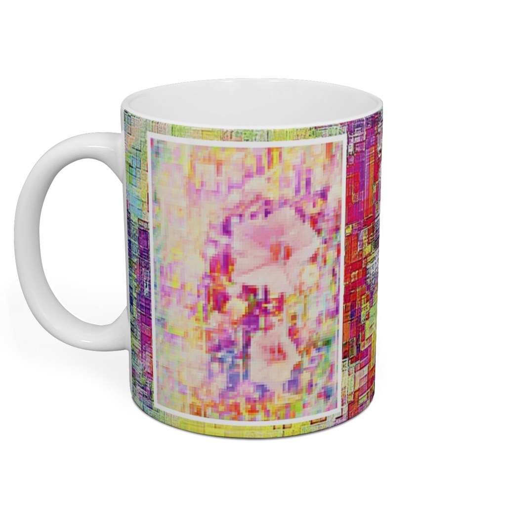 a-672 華 光と色のバザール Glossy. Brilliant and colored bazaar マグカップ ☆応援企画商品☆