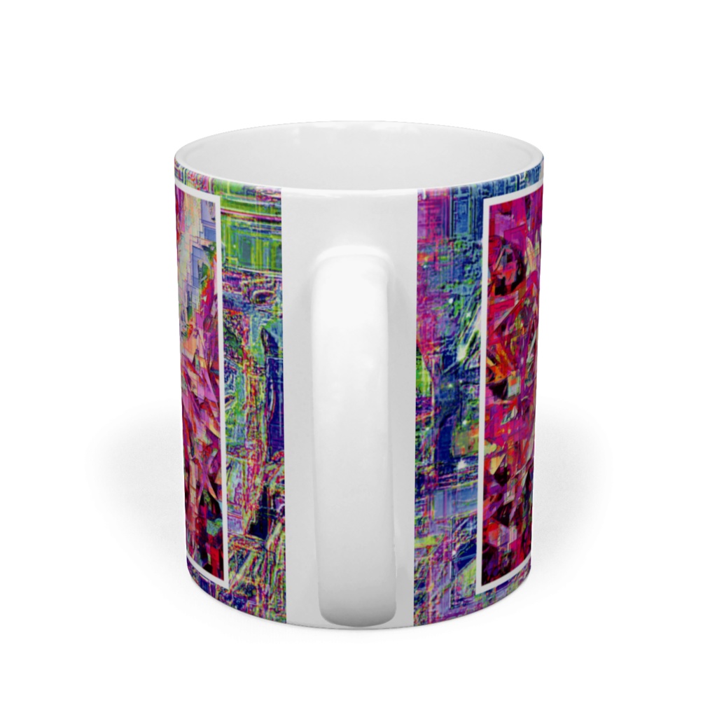 a-685 華 差し込むクリスタルな光 Glossy. Crystal light to shine マグカップ ☆応援企画商品☆