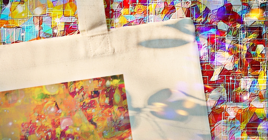 a-713華 聖木 Glossy.  Sacred treeトートバッグ ☆応援企画商品☆