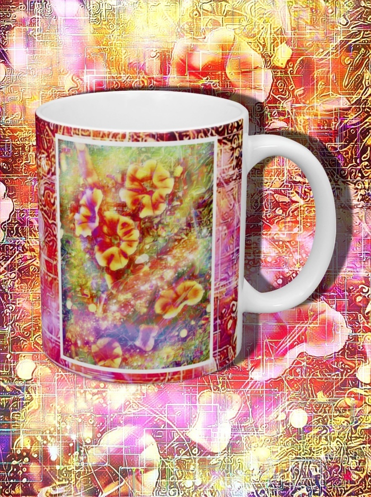 a-715 華 原始の森 ストリーム Glossy. Primitive Forest Stream マグカップ ☆応援企画商品☆