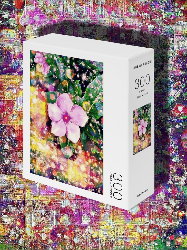 a-720 華 路傍の花 イリュージョン flower. Roadside flower illusion パズル ☆応援企画商品☆