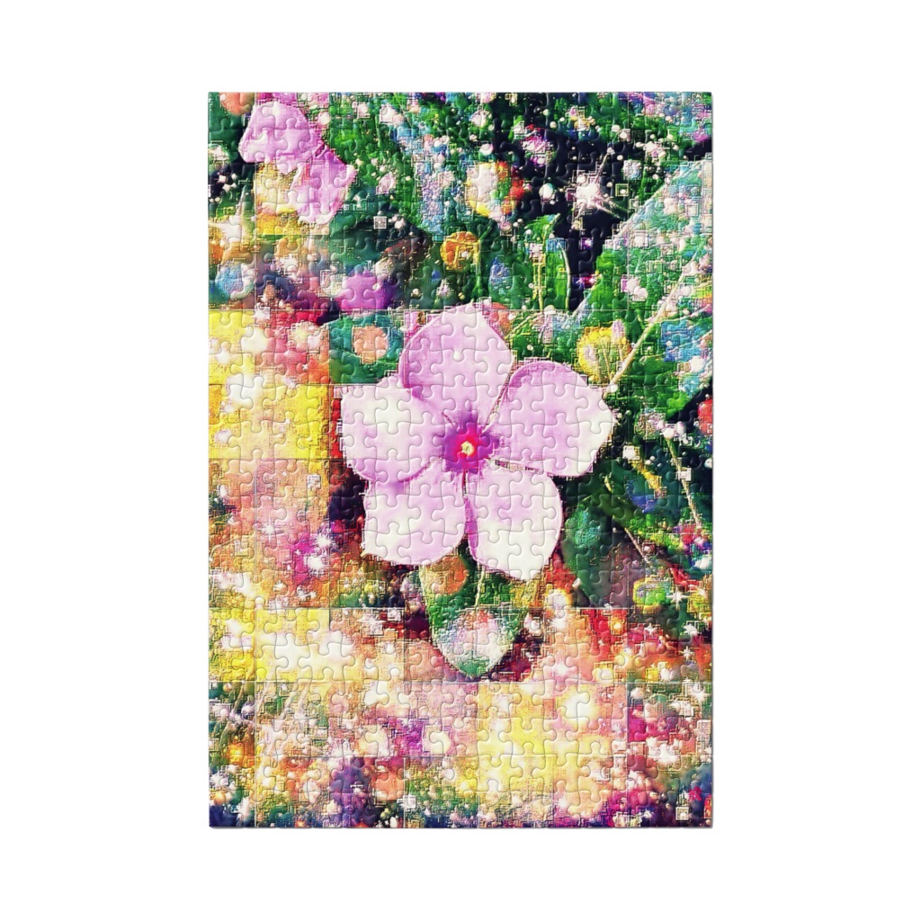 a-720 華 路傍の花 イリュージョン flower. Roadside flower illusion パズル ☆応援企画商品☆