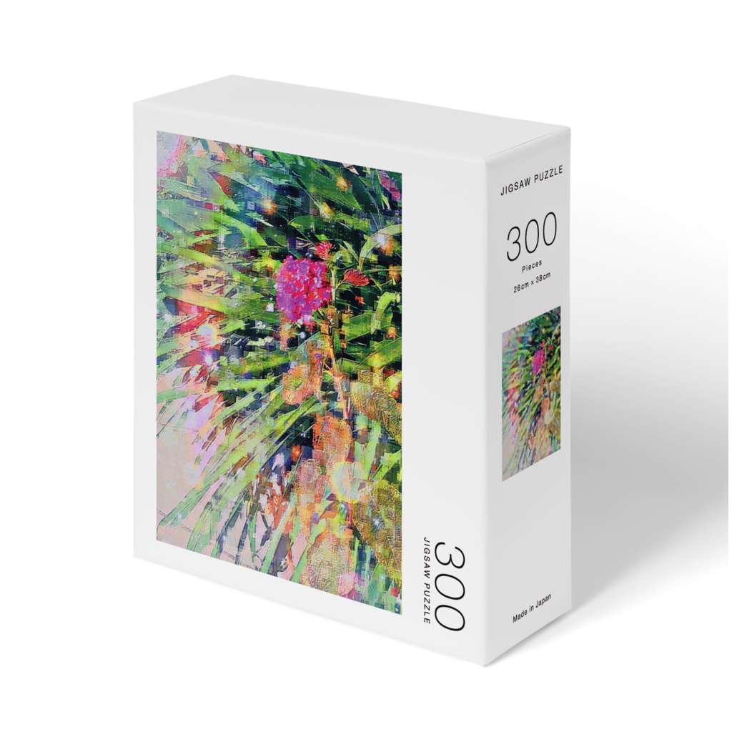 a-724 華 静かなる日 朧気な花 Glossy. Quiet day, hazy flowers パズル ☆応援企画商品☆