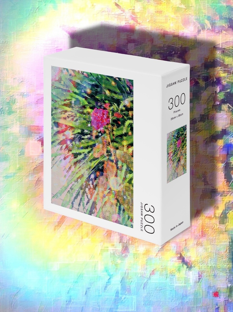 a-724 華 静かなる日 朧気な花 Glossy. Quiet day, hazy flowers パズル ☆応援企画商品☆