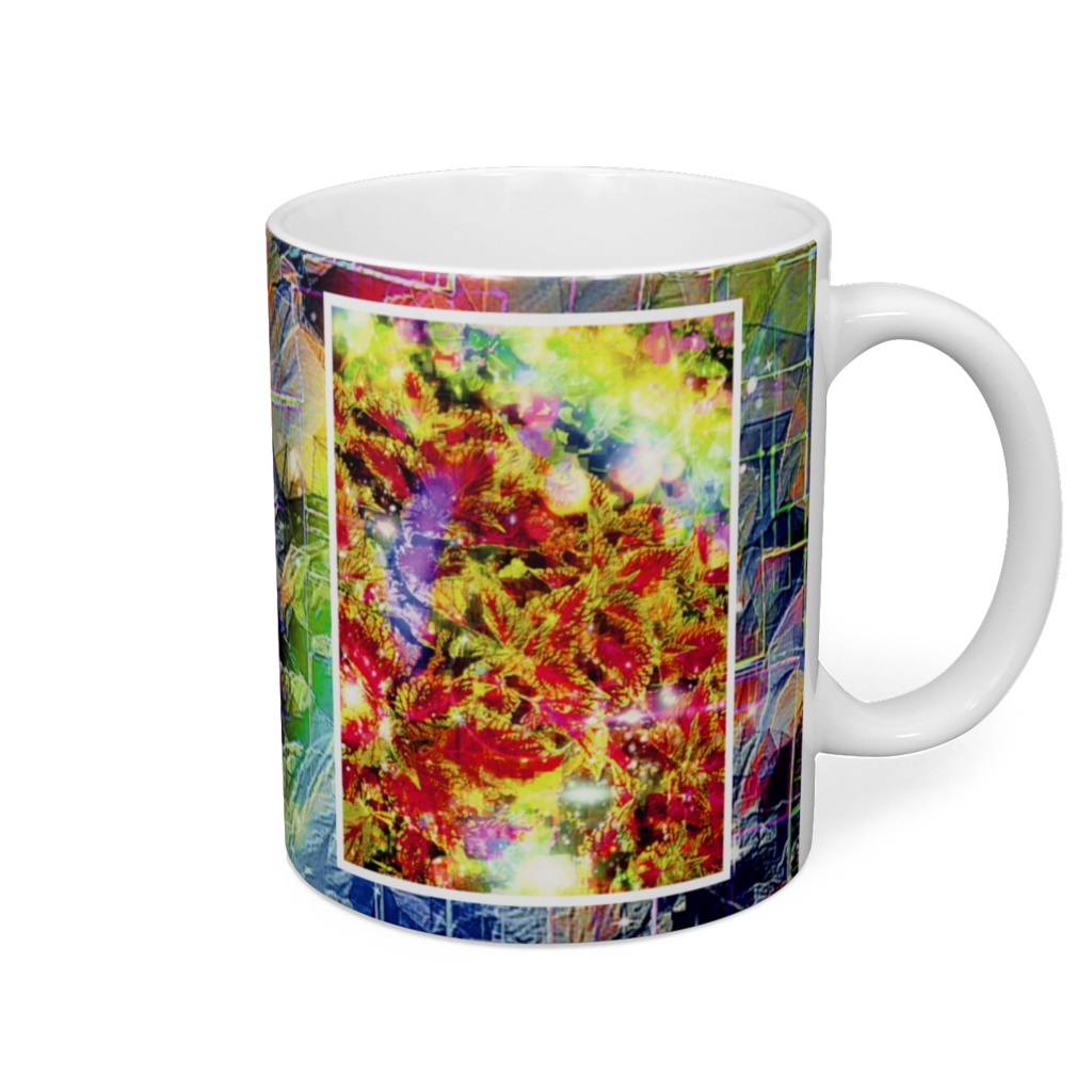 a-730 華 出現する光 flower. The light that appears マグカップ ☆応援企画商品☆