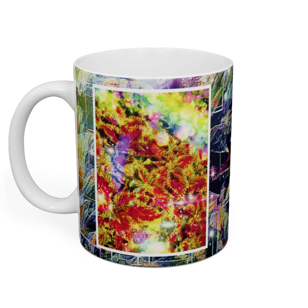 a-730 華 出現する光 flower. The light that appears マグカップ ☆応援企画商品☆