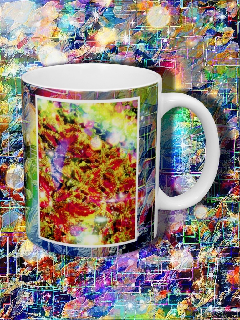 a-730 華 出現する光 flower. The light that appears マグカップ ☆応援企画商品☆