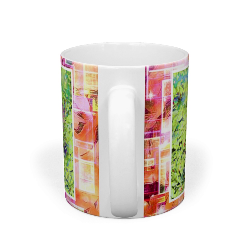 a-739 華 可視化する花の幻想 Glossy. The illusion of flowers to visualize マグカップ ☆応援企画商品☆