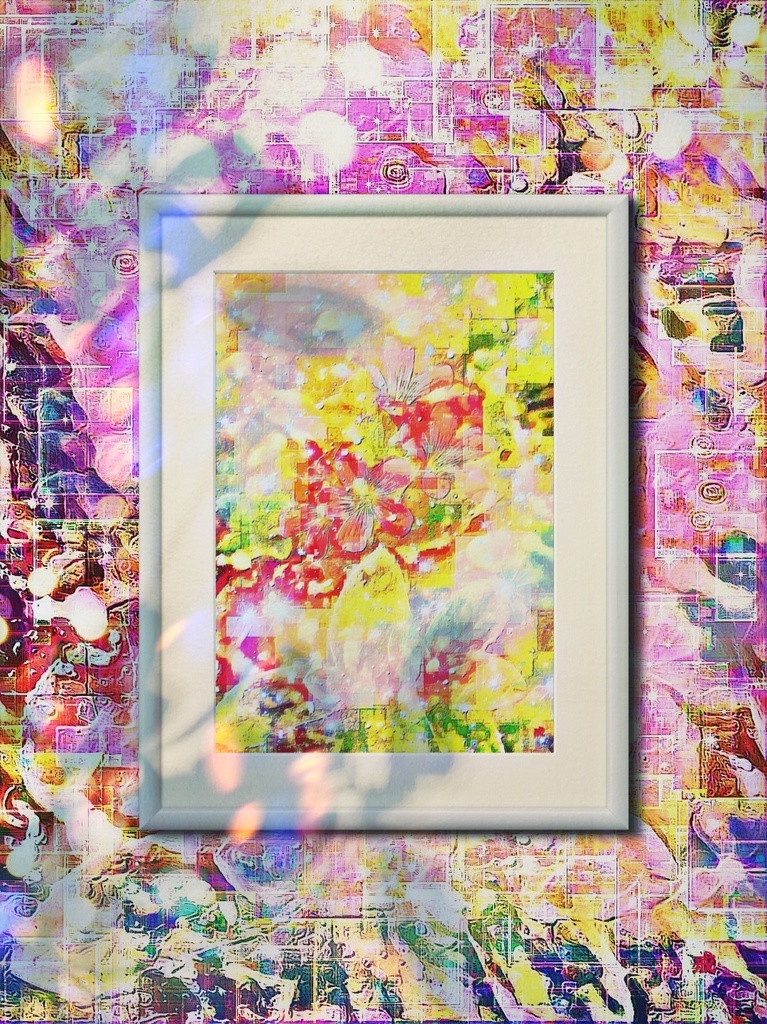 a-740 華 夢の狭間に咲花よ Glossy. A flower that blooms between dreams マグカップ ☆応援企画商品☆