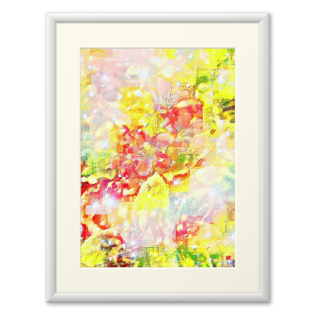 a-740 華 夢の狭間に咲花よ Glossy. A flower that blooms between dreams マグカップ ☆応援企画商品☆