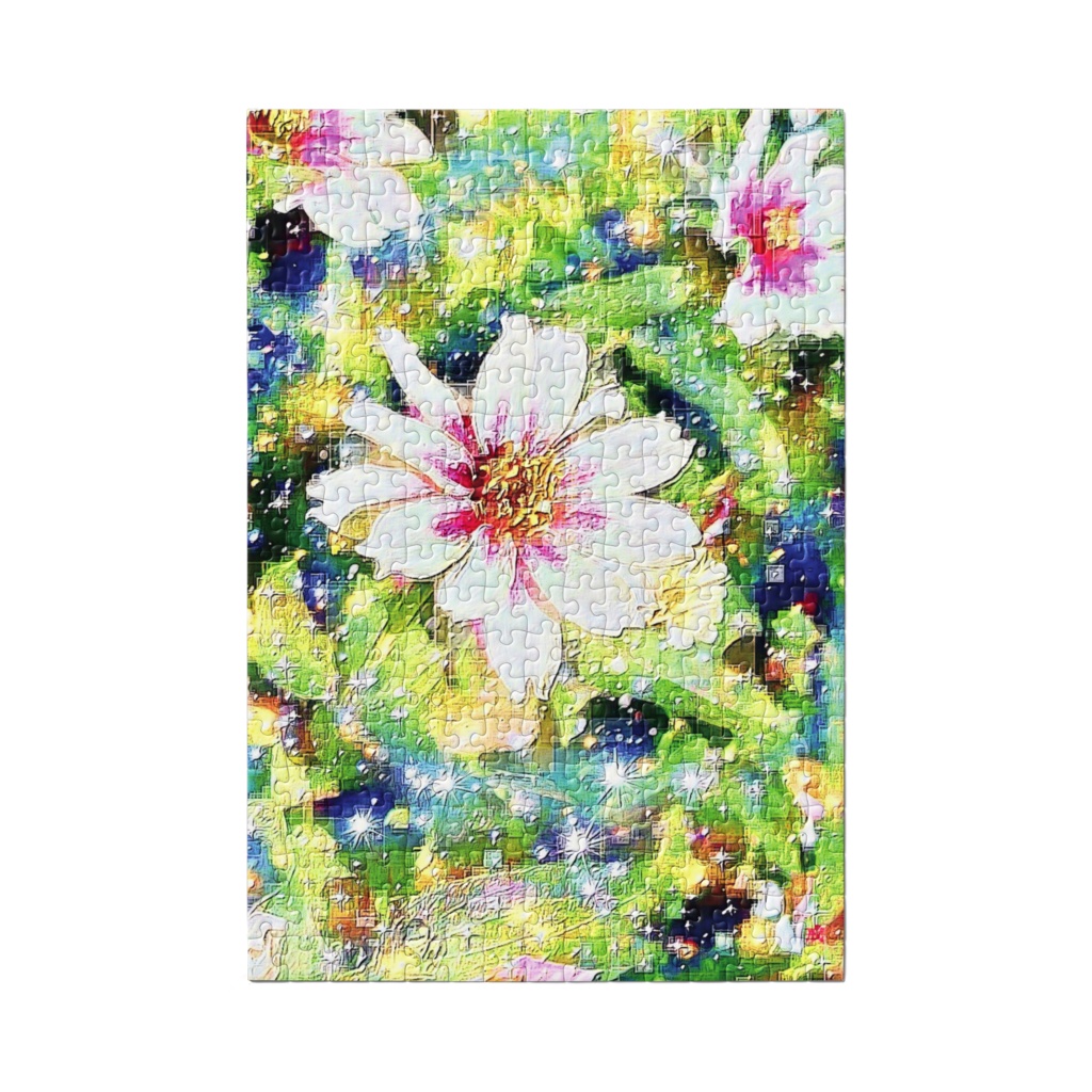 a-743 華 妖精たちの遊び場 Glossy. Fairies playground パズル ☆応援企画商品☆