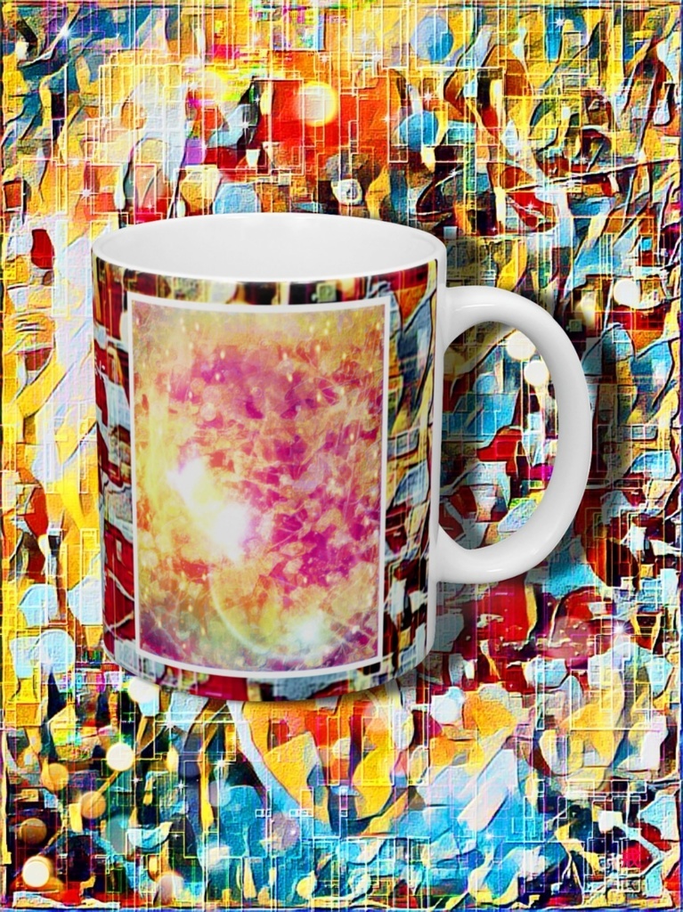 a-744 華 射し込む光 The light that shines マグカップ ☆応援企画商品☆