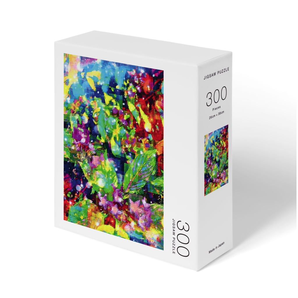 a-752 華 蒼と紅のバランスの境界 Glossy. The boundary between blue and crimsonでパズル ☆応援企画商品☆