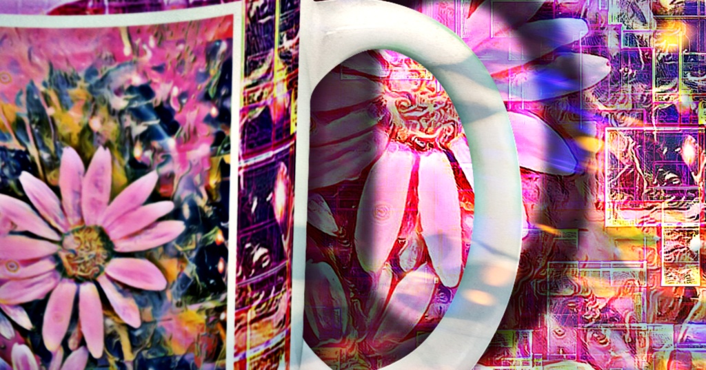 a-753 哀 曖昧な背景でも懸命に咲く花よ Sorrow.  It's a flower that blooms hard even in an ambiguous backgroundでマグカップ ☆応援企画商品☆