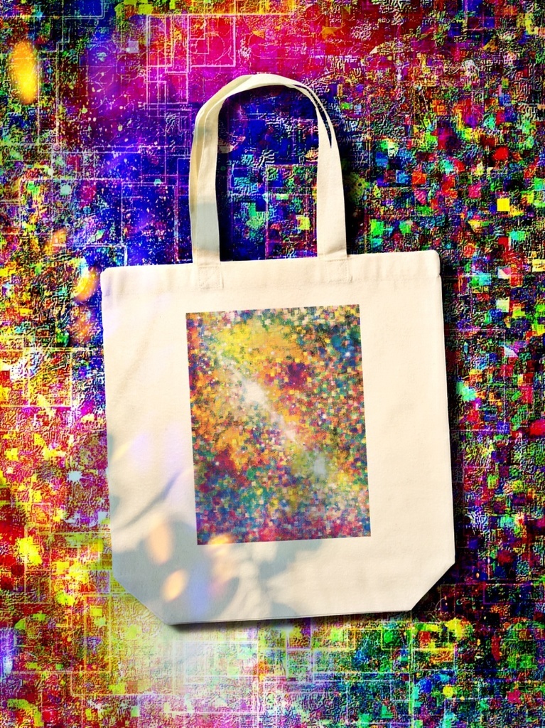 a-756 慈愛 銀河の中心で愛を唄う Charity. Singing love in the center of the galaxyでトートバッグ ☆応援企画商品☆