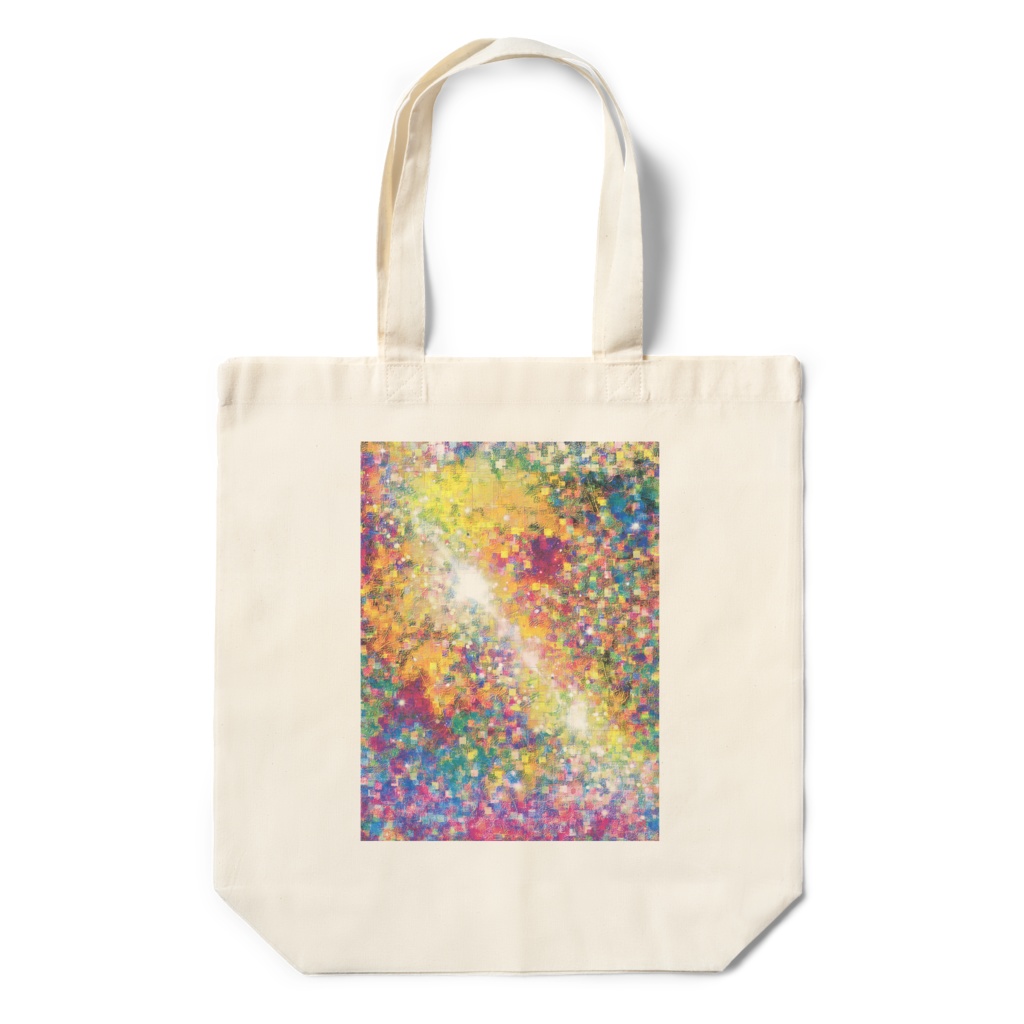 a-756 慈愛 銀河の中心で愛を唄う Charity. Singing love in the center of the galaxyでトートバッグ ☆応援企画商品☆