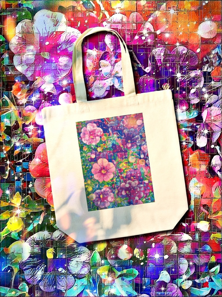 a-765 華 御伽の国へ To the land of fairy talesでトートバッグ ☆応援企画商品☆