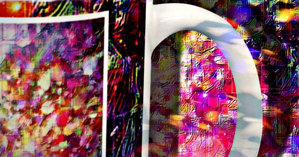 a-772 華 宙に浮かぶ黄金色の蜃気楼 flower.  A golden mirage floating in the airでマグカップ ☆応援企画商品☆