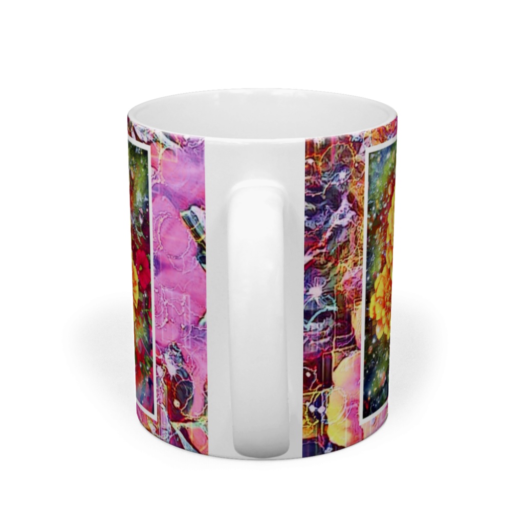 a-777 華 クリスマス・キャロルが聴こえる Glossy. I hear Christmas carolsでマグカップ ☆応援企画商品☆