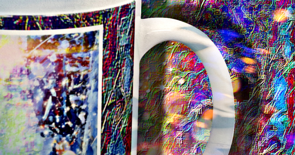 a-782 優 氷光のツリー Kindness. Ice and light treeでマグカップ ☆応援企画商品☆