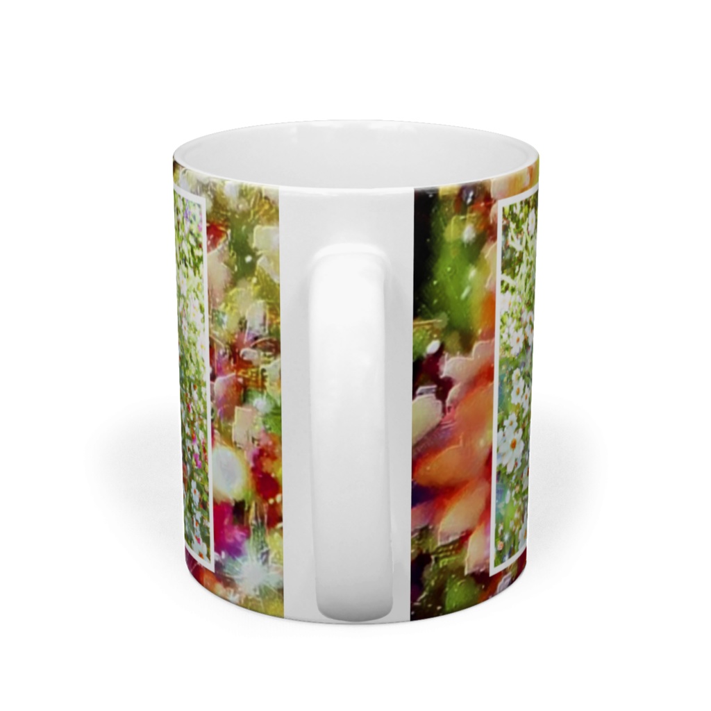 a-787 導 花と光粉 Guidance. Flowers and sparkleでマグカップ ☆応援企画商品☆