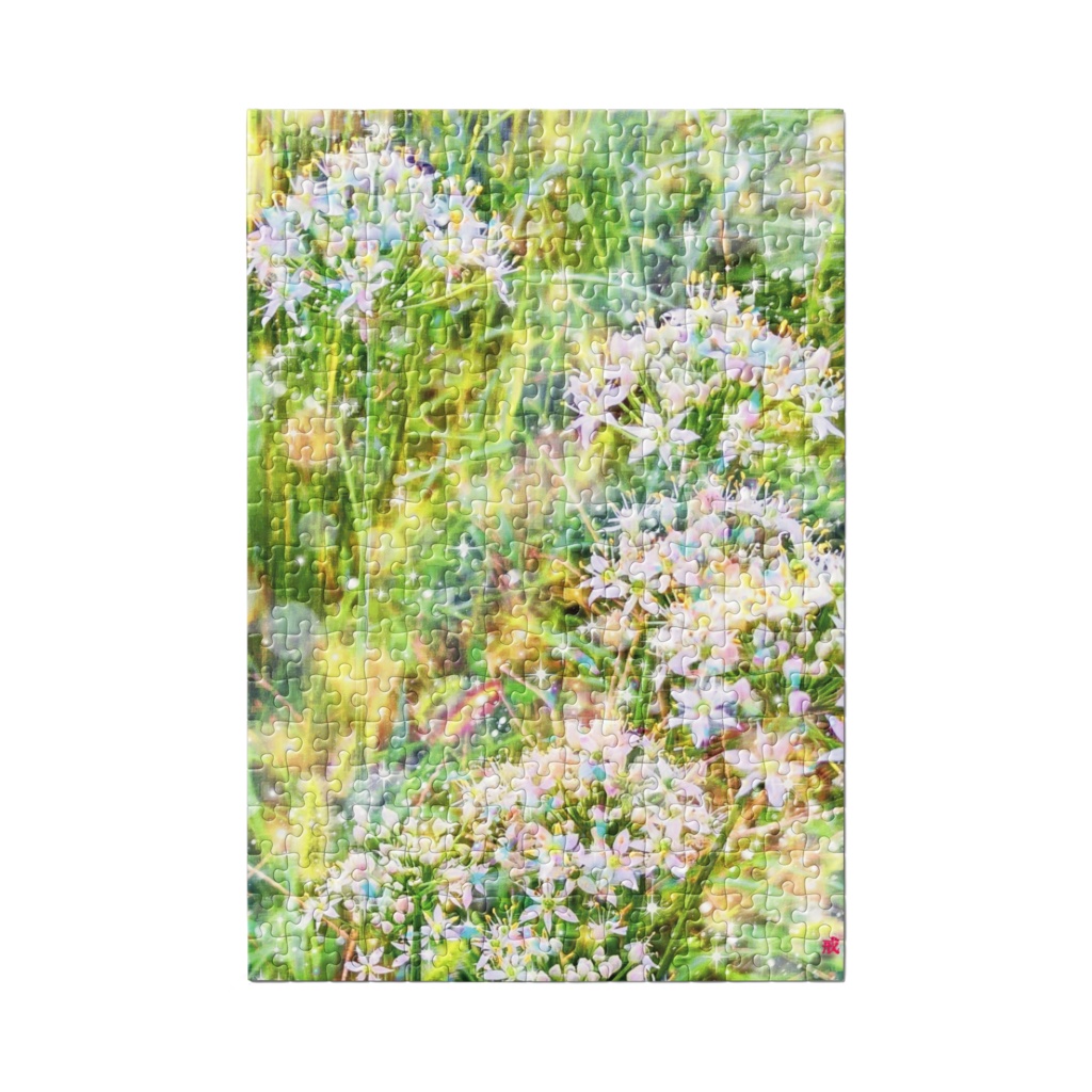 a-791 路傍の花 追憶 Roadside flowers. Recollectionでパズルでトートバッグ ☆応援企画商品☆