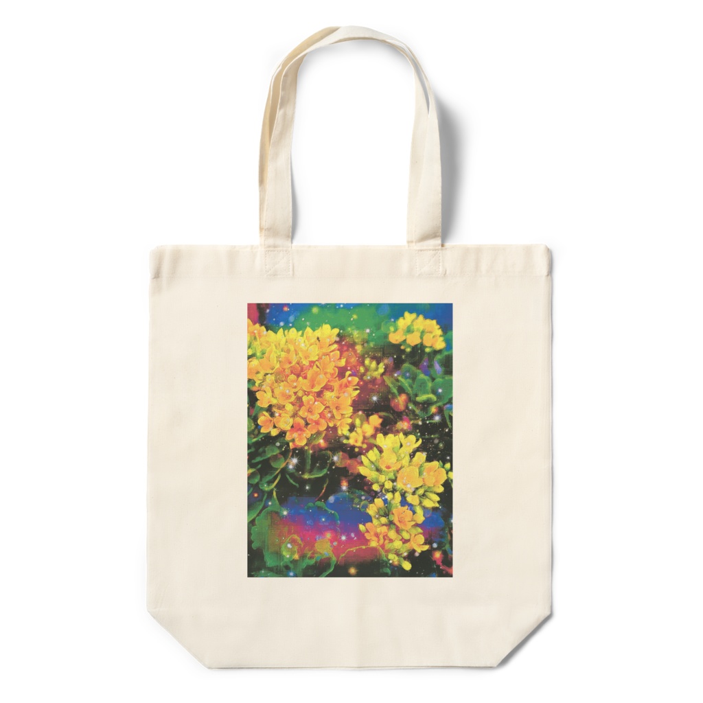 a-795 溺 聖夜の夜に咲花よ doting. It's a flower that blooms on the night of the holy nightでトートバッグ ☆応援企画商品☆