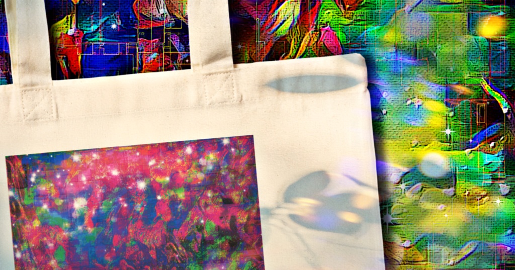 a-800 妖 鬼の洞窟温泉 Bewitching. Demon Cave Hot Springでトートバッグ ☆応援企画商品☆