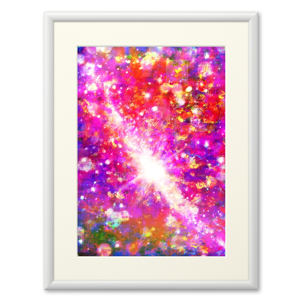 a-802 光 出物 時空の裂け目 The light. Appearance. Space-time rifts offでプリモアート(複製画) ☆応援企画商品☆