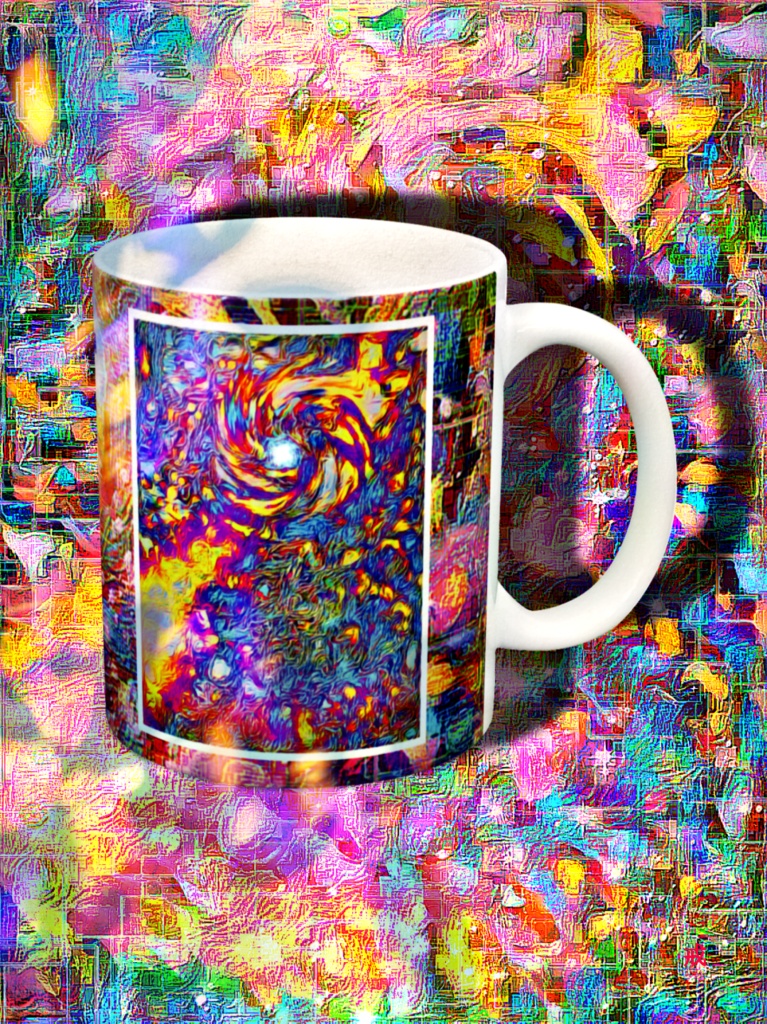 a-806 渦 光出る 鎮魂 Vortex. Requiem that shinesでマグカップ ☆応援企画商品☆