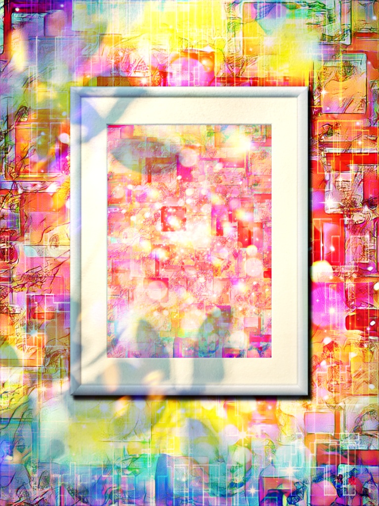 a-816 圓 収光 亜空間ドライブ Round light-collecting subspace driveでプリモアート(複製画) ☆応援企画商品☆