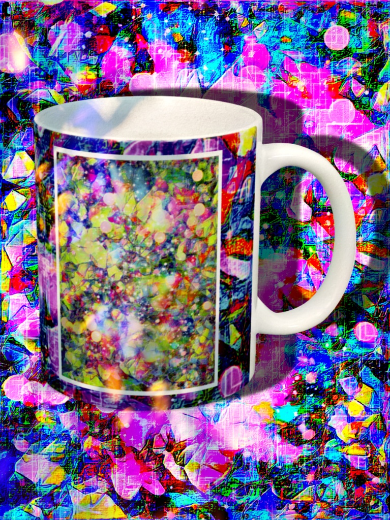 a-828 放 泡立つ光 Lumière bouillonnanteでマグカップ ☆応援企画商品☆