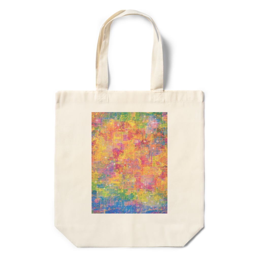 a-836 艶 星 雲 虹 glossy. Stars, clouds, rainbowsでトートバッグ ☆応援企画商品☆