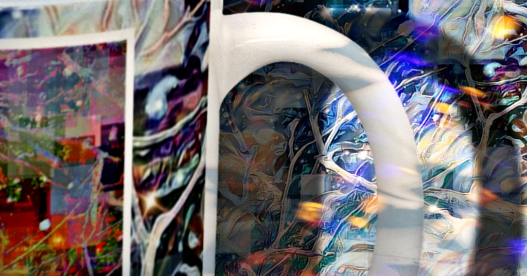 a-854 夕 芽吹き Winter sunset budsでマグカップ ☆応援企画商品☆