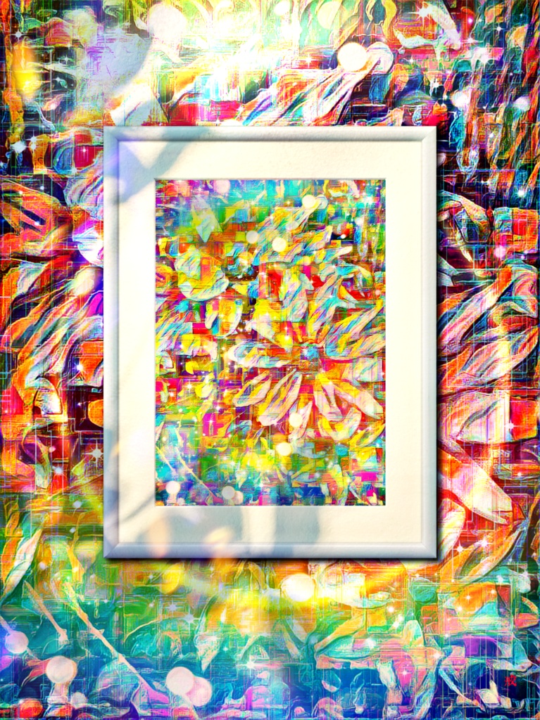 a-865 暖 柔らかい光 Warm. Soft lightでプリモアート(複製画) ☆応援企画商品☆