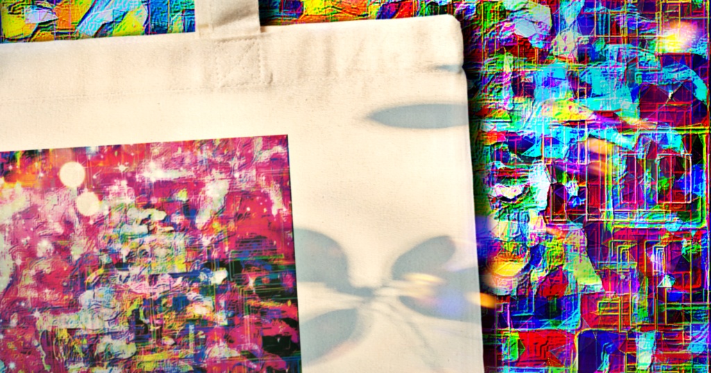 a-877 壮麗 紅い銀河の天の川 Magnificent.  Milky Way in the Red Galaxyでトートバッグ ☆応援企画商品☆