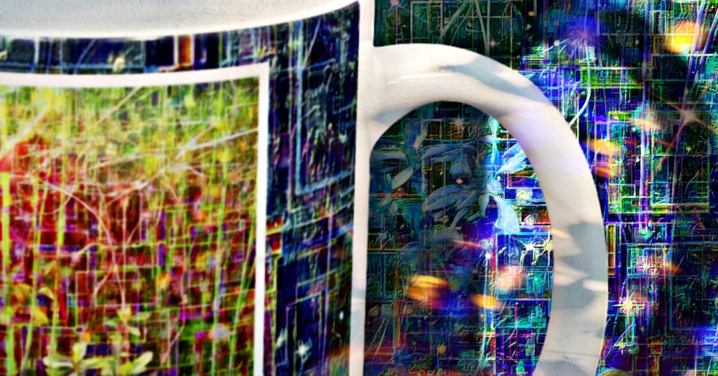 a-884 休憩 薮 光来 Break.  Roadside bush.  Light thatでマグカップ ☆応援企画商品☆