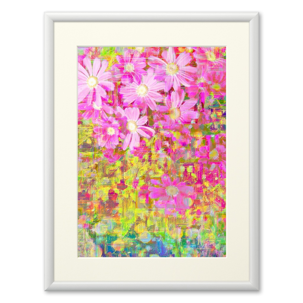 a-890 花 光と影 Flowers. Light and shadowでプリモアート(複製画) ☆応援企画商品☆