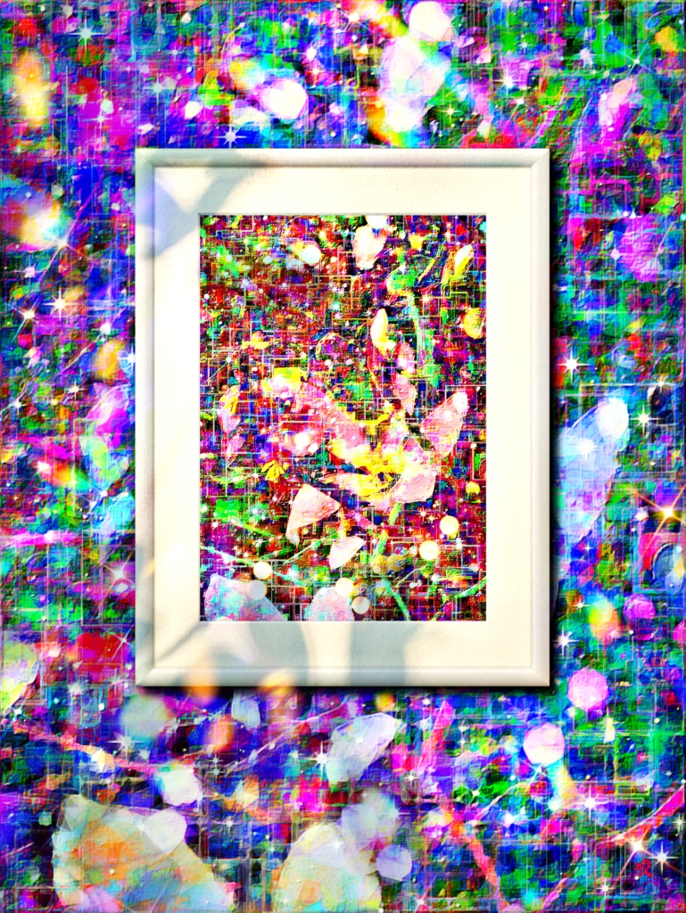 a-895 刻 断ち花 Of the hour. Cut flowerでプリモアート(複製画) ☆応援企画商品☆