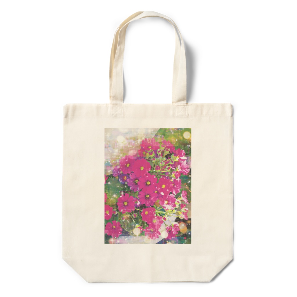 a-902 華 双極の事象 flower. Bipolar eventでトートバッグ☆応援企画商品☆