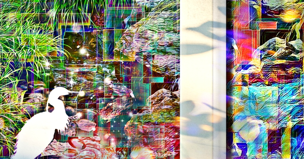 a-939 白鷺 振り返る時間 Shirasagi Time to look backでプリモアート(複製画)☆応援企画商品☆