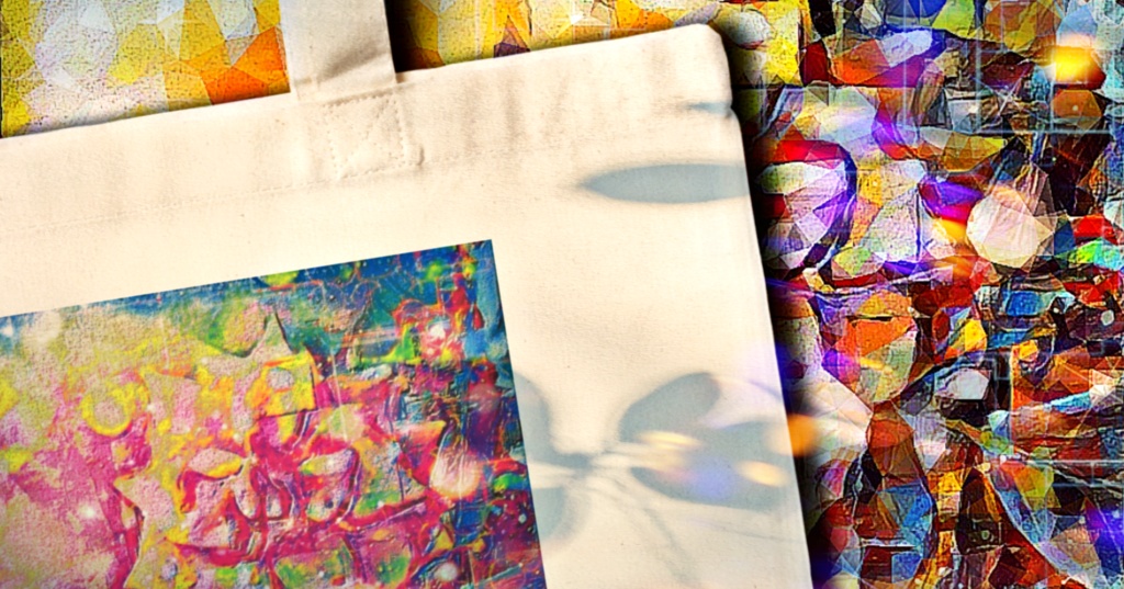 a-1065 光 黄色い薔薇の虚像 The light. Virtual image of a yellow roseでトートバッグ☆応援企画商品☆