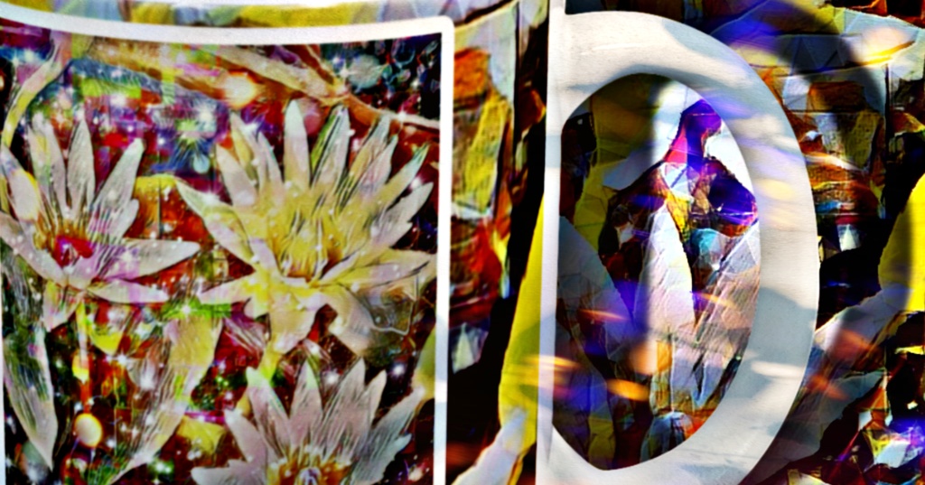 a-1067 寄り添う 3つの花 Three flowers snuggling upでマグカップ☆応援企画商品☆