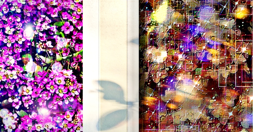 a-1068 三つの光 Three glowing thingsでプリモアート(複製画)☆応援企画商品☆