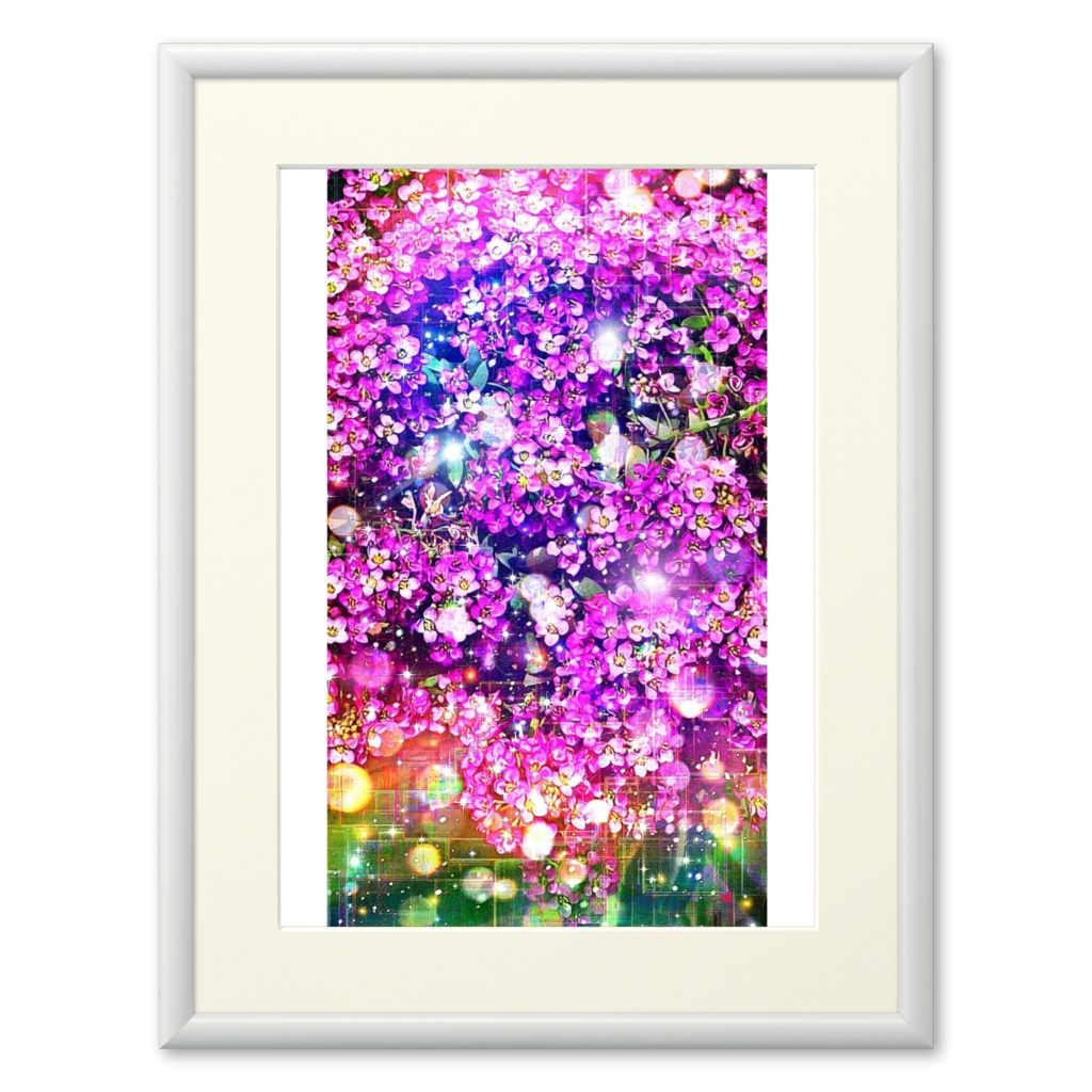 a-1068 三つの光 Three glowing thingsでプリモアート(複製画)☆応援企画商品☆