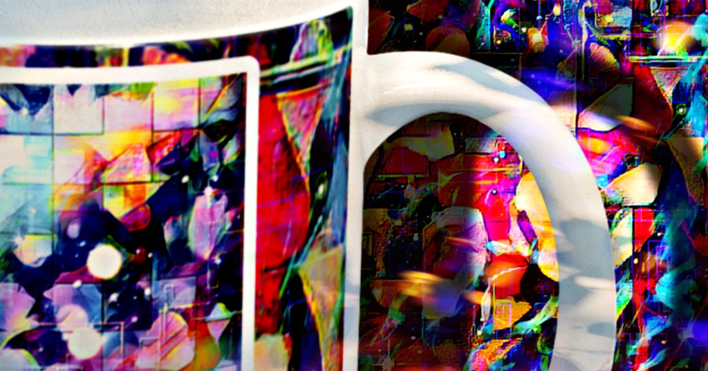 a-1077 虹 潜幸 幻想宇宙 Rainbow lurking fantasy universeでマグカップ☆応援企画商品☆