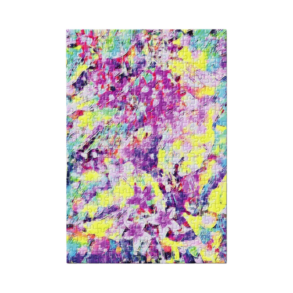 a-1091 硝子越しの花 Flowers through the glassでパズル☆応援企画商品☆