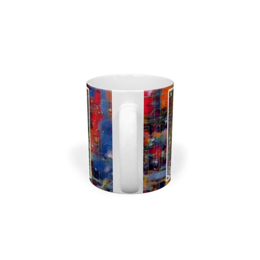 a-1092 川辺のアロエ Aloe blooming on the riversideでマグカップ☆応援企画商品☆